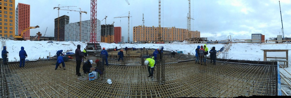 Армирование фундаментных плит в Саларьево, г. Москва